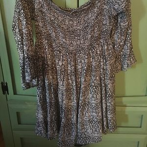 Torrid size 2 black and white top or dress